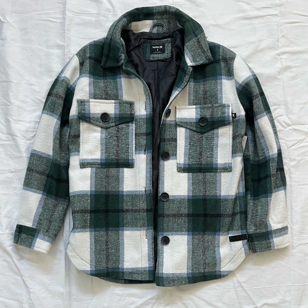 Hurley Women Plaid Shacket